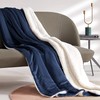 SLEEP ZONE Sherpa Fleece Blanket Queen Size(90"x90") for Bed -