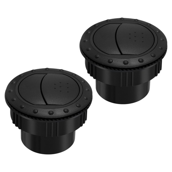Garneck 2pcs 60mm Air Conditioning Deflector RV AC Vent Cover