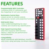VIKINYEE Video Switcher Controller, 8-Channel Live Streaming Console with T-Bar