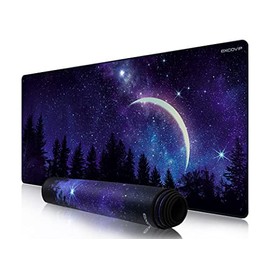 EXCO - Alfombrilla de Mouse para Juegos XXL 900 x 400 mm, Mejora la precisión y la Velocidad, Alfombrilla de Mouse de Goma Antideslizante para computadoras y portátiles