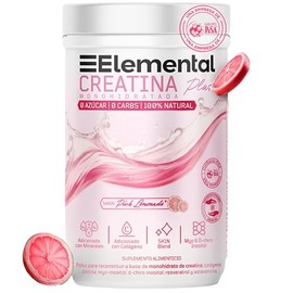 Elemental Creatina Plus Rosa PiSA  Myo  Chiro Inositol, Colageno, Resveratrol, Biotina, Electrolitos, Astaxantina, Citrato de Magnesio  Sin Azcar...  