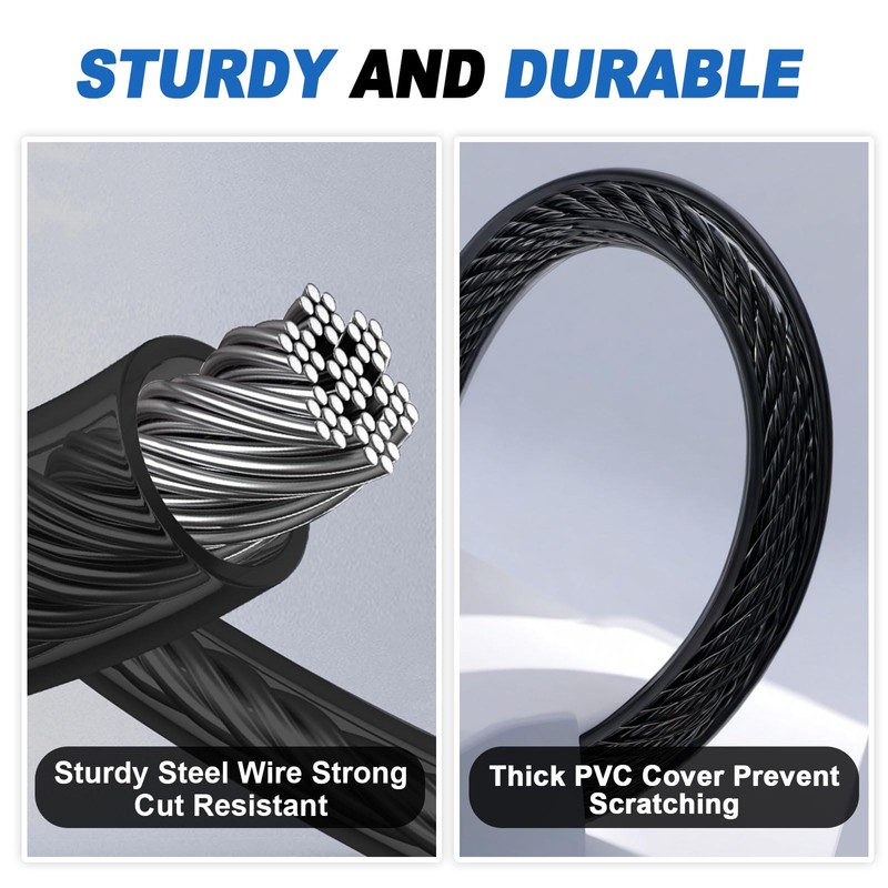 Febabilo Long Cable Lock, Extra Long Straight Bike Lock (5ft