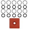 10 Sets of 1/2" Impact Wrench Retainer Rings with O-Ring,