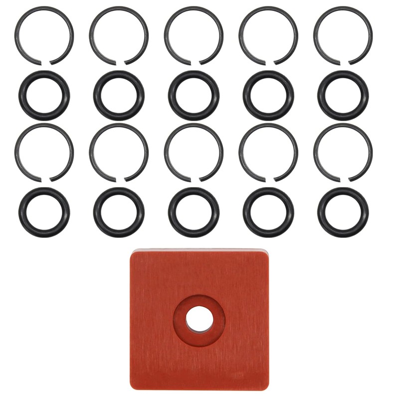 10 Sets of 1/2" Impact Wrench Retainer Rings with O-Ring,