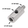 EMSea 1/8 NPT Tee Connector Adapter, DIY Connecting Turbo Oil