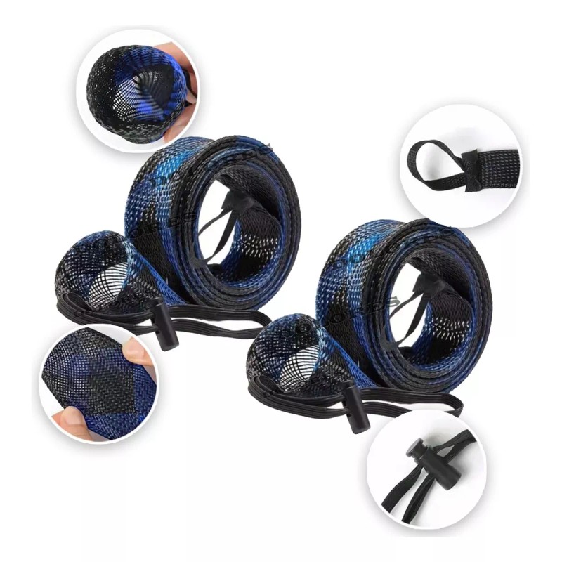 Dolores 2pcs Funda Protección Caña Pescar Protege Accesorios 170cm