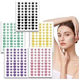 300 Almohadillas Hidrocoloides para Espinillas Parches para Acne Forma de Estrella Parches para Espinillas Reduce Enrojecimiento Pueden Absorber la Se