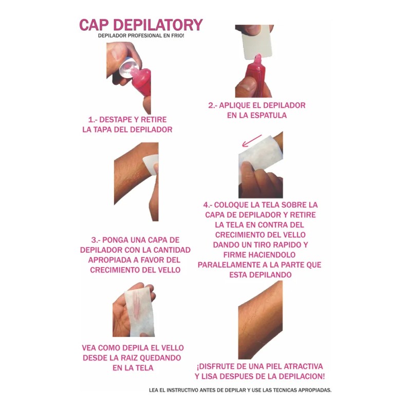 Depilador En Frío Cap Depilatory 250 Grs. Paquete Con 2