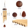 Bursvik Large Aluminium Wind Chimes 37 Inches to Create a