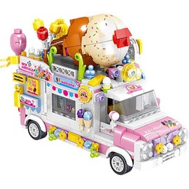 Artbox/Puzzle Sarang 593-Piece Mini Blocks - Ice Cream Truck / 아트박스퍼즐사랑 593피스 미니블럭 - 아이스크림 트럭