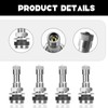 NTNEV 4 Pieces TR416 Metal Valve Stems, Tire Valve Stems