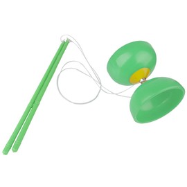 Gazechimp Juggling Toy Diabolo + Hand Sticks String for Children Adults Motor Skills Toy - Green