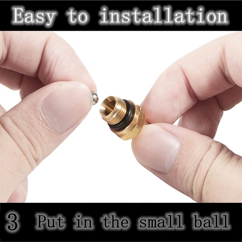 Yoursme 2Pcs Compatible Chemical Injector Set for Pressure Washer Replacement