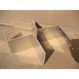 See-Safe Drop Bar Security Door Lock Brackets Barricade 6 1/4" Deep