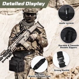 Jueachy Motorcycle Drop Leg Bag: Thigh Bag for Men Tactical Leg Bag Motorcycle Accessories Big Tool Pouch Outdoor for Hiking Fishing Hunting Running