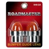 Roadmaster 848-2A Chrome Amber Threaded ABS Bumper Guide Lens, 2