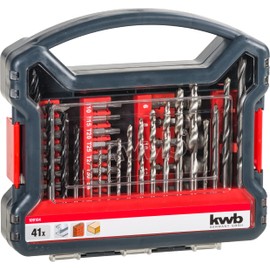 kwb PowerBox Drill and bit Set (for Metal, Stone and Wood, sockets), 109104 0W, 0V