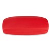 LAGO TERRA Protective Easy-Open Hard Shell Glasses Case - Red