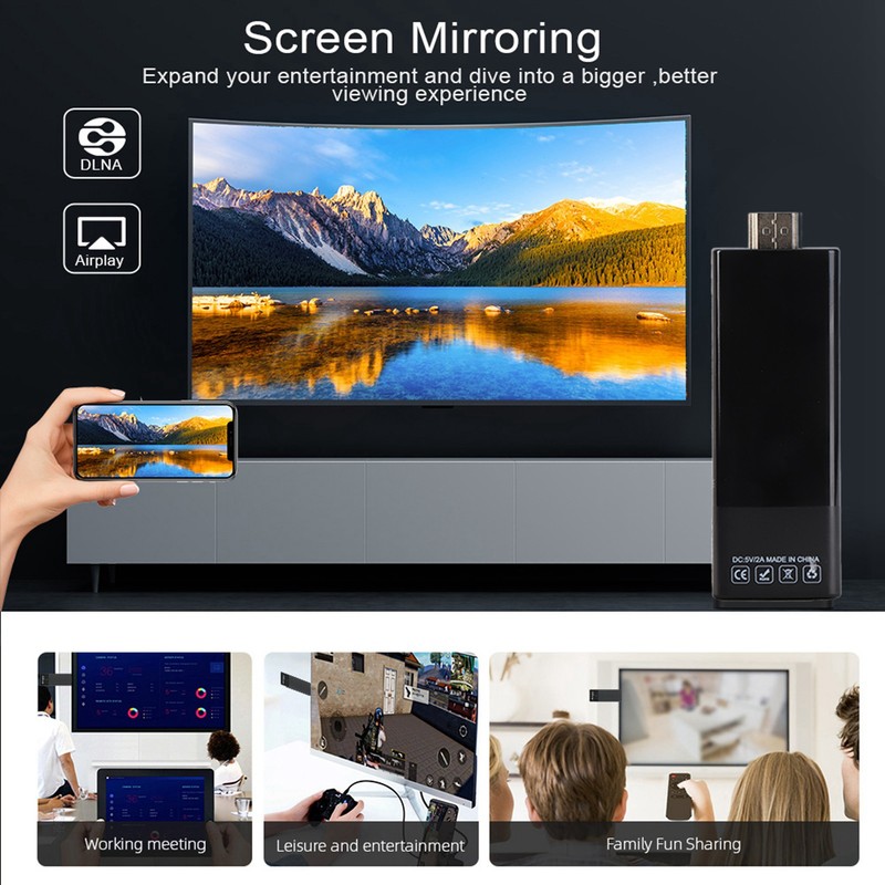 4K TV Stick Portable 2GB RAM 8GB ROM Smart HD