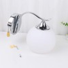 Mobestech Wall Light Modern Globe Lampshade LED Wall Sconce with
