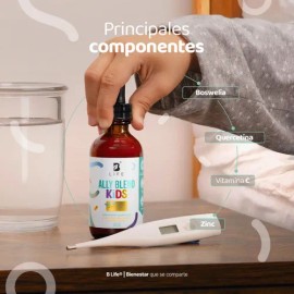 Gotas Con Boswelia Y Quercetina Ally Blend Kids. B Life Sabor Naranja                                                                                 