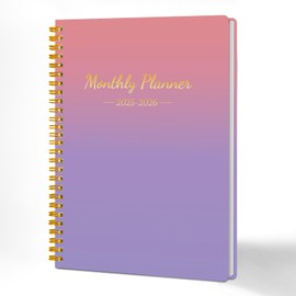 Monthly Planner 2025-2026, 2025 Calendar 24 Months Planner, JAN 2025 - DEC 2026, 7.4"x9.4", Personal Organizer with Monthly Goals, To-Do List, Habit Tracker, 24 Monthes for School Office Home Planning