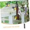 CIYODO 8Pcs Hanging Mesh Bird Feeder Bags Durable Drawstring Net