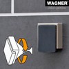 WAGNER Designer Floor & Wall Door Stopper Screw or Glue