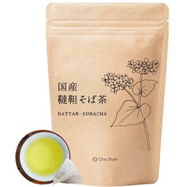 Arahataen Soba Tea Bag Made in Japan, Buckwheat Tea (0.1 oz (3 g) x 30 Packets, Non-Caffeinated Buckwheat Tea, Buckwheat Tea, Healthy Tea Pack