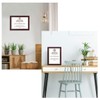 GraduationMall A4 Certificate Frame Document Diploma Picture Holder Wooden Plexilass