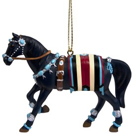 Enesco Trail of Painted Ponies “Squash Blossom” Stone Resin Ornament, 2.5”