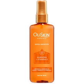 OliSkin Aceite Seco de Almendra más Vitamina E, Brinda Elasticidad, 100ml
