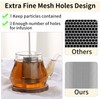 Loose Tea Steeper Extra Fine Mesh, Reusable Tea Infuser Metal,