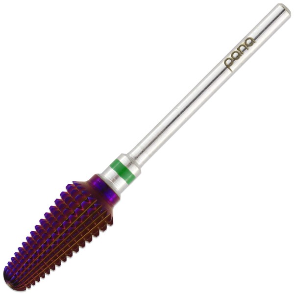 PANA USA 3/32” Purple Tornado Nail Carbide Drill Bit - Fast Remove for Acrylic or Hard Gels Remover Professional Manicure Pedicure Rotary Tool- Coarse