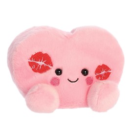 Aurora® Adorable Palm Pals™ Kinsley Kisses Heart™ Stuffed Animal - Pocket-Sized Play - Collectable Fun - Pink 5 Inches
