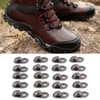 Ejoyous Boot Hooks Lace Fittings with Rivets - 20pcs/set for