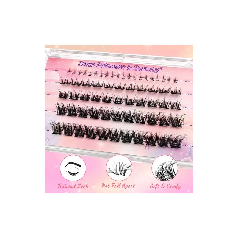Kit de Pestañas Postizas Heracks Faux Mink con Efecto Natural