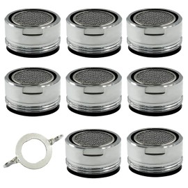 Moicstiy 4 Pcs Faucet Aerator, 15/16 Inch Kitchen Sink Aerator Replacement, Stainless steel Bathroom Faucet Aerator Replacement Parts for Sink Faucet