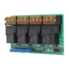 High Power Four Way Relay Module Control Panel Optocoupler Isolation
