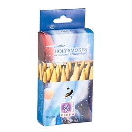 Amber Holy Smokes Incense Cones