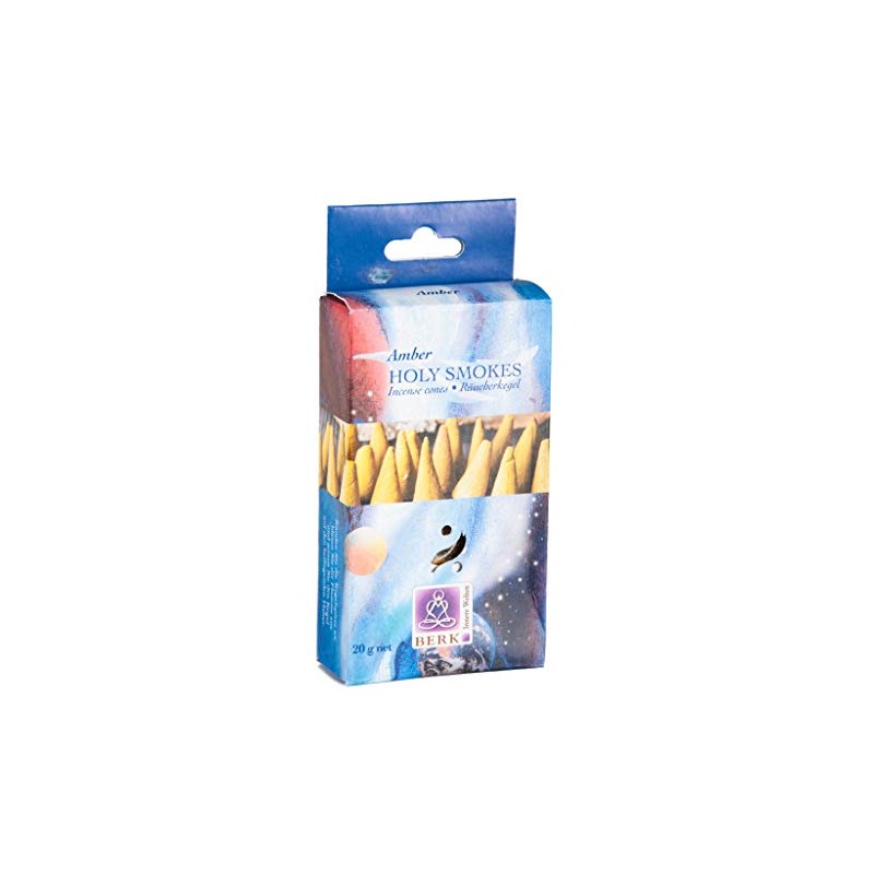 Amber Holy Smokes Incense Cones