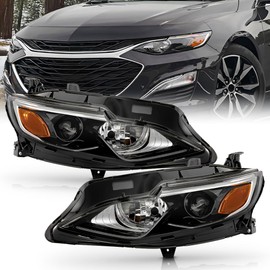 KEEKPO - 2019 2020 2021 2022 Chevy Malibu Factory Style Projector Headlights Headlamps Pair Set Replacement Left+Right