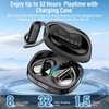 DUSONLAP Open Ear Headphones Bluetooth, IPX7 Waterproof Sports Headphones for