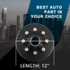 TPZZ 12"x 2" Trailer Brake Drum Kit 8 on 6.5"