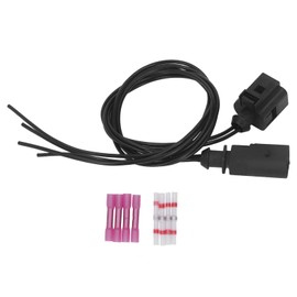 2 Pin Pigtail Plug, Wiring Harness Plug, Wiring Harness Plug, Braid Wiring Harness, Plug Kit 1J0 973 802 1J0 973 702 Replacement for A4 Q3