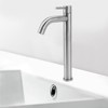 Single Cold Water Kitchen Faucet Stainless Steel Single Hole Bathroom