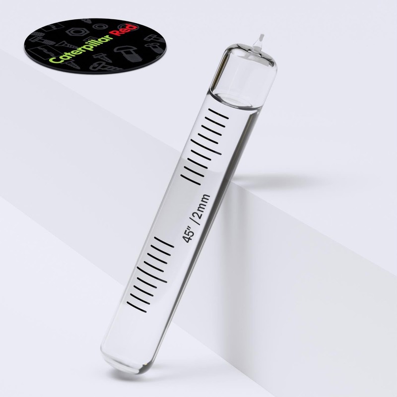 Replacement Level Glass Vial, Spirit Bubble Level, Clear with nib,