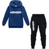 amropi Boy's Tracksuit Pullover Hoodie Jogging Pants Set 2 Pieces