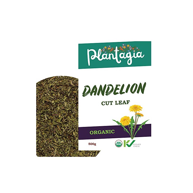 Plantagia Dandelion Leaf, Cut Organic - 300g, 120+ Servings