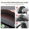 4-Piece Dandruff Comb Set, Stainless Steel Fine Tooth Lice Comb,